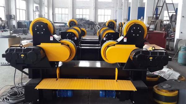 Buy Travelling Self Aligning Rotator Rubber Combine Steel Wheel Load Capacity 30T at wholesale prices