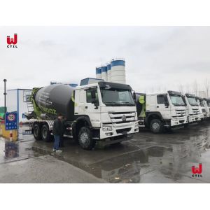 Quality 10m3 Concrete Mixer Truck 371HP Concrete Transit Mixer for sale