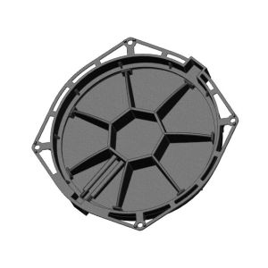D400 Drainage Round Cast Iron Recessed Manhole Cover Municipal Construction