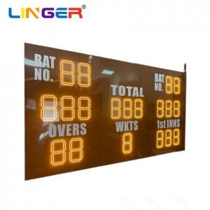 Quality Outdoor 470Mhz LED Cricket Scoreboard With External High Gain Antenna for sale