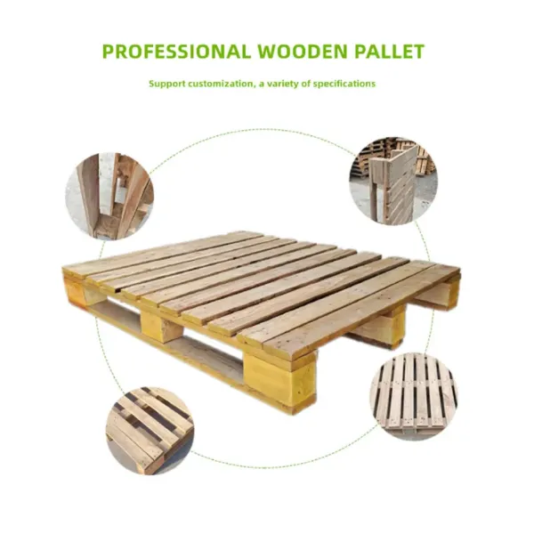 Factory Direct Supply of Pine Wood Pallet Warehouse Pad Storage Moisture-Proof Wood Pallet