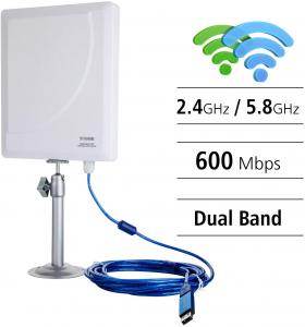 Quality 5GHz Dual Band Outdoor Wifi Antenna , FCC Wifi Network Booster Antenna for sale