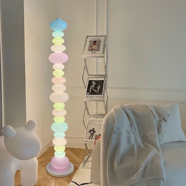 Candy String Glass Floor Lamp For Bedside Bedroom Living Room Sofa Side Atmosphere Lamp