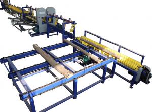 Quality Full Automatic Vertical Log Cutting Band Saw Production Line,Twin Bandsaw Sawn Timber Sawmill Line for sale
