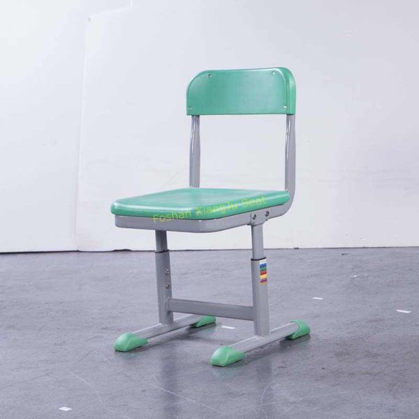 Mint Green HDPE Iron Aluminum School Student Study Desk and Chair