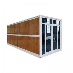 China Foldable Farmhouse Design Prefab Office Container Homes with Sandwich Panel Wall on sale