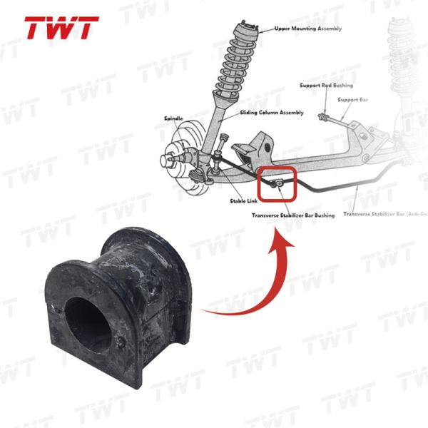 TWT Auto Parts Suspension Control Arm Bushing 48632-60030 48632-0C010 48654-60040 48655-60040 48654-0K080 48068-0K090 For Toyota