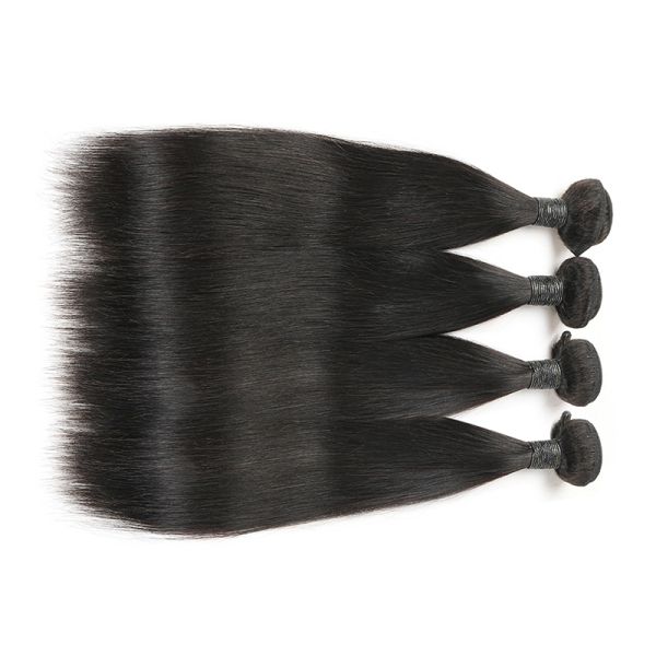 Genuine Grade 9A Straight Virgin Hair Weave No Synthetic Hair OEM Service