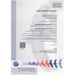 Shandong Runsing Composites Co., Ltd. Certifications