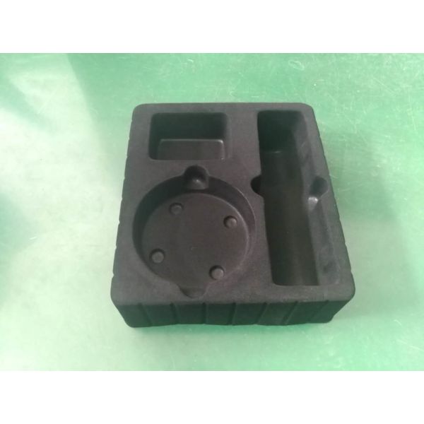 Customerized clear PET / PVC / APET / GAG / APEG blister clamshell packaging with hanging hblister tray for electronics