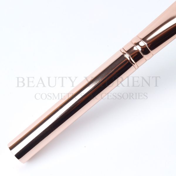Customized Face Foundation Single Makeup Brush With Plastic Handle Soft PBT Hair