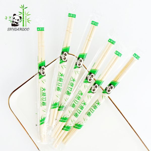 Favorable Disposable Round Bamboo Chopsticks Bulk with Customized Logo