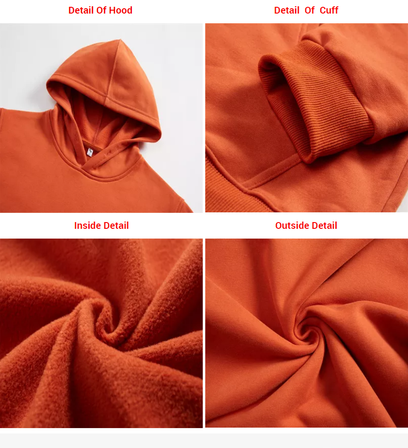 Custom Logo Oversized Sweatshirts Pullover Blank Plain Hoodies Unisex Cotton Custom Men Hoodies