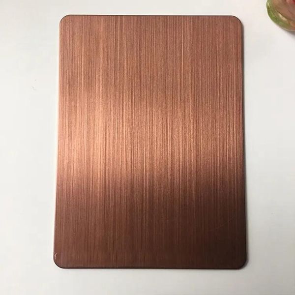 0.4mm Brushed Hl 304l Stainless Steel Sheet Hairline SS Steel Plate