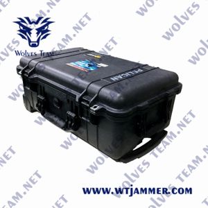 Quality 600W Waterproof WIFI 5.8G GPS Anti Drone Jammers for sale