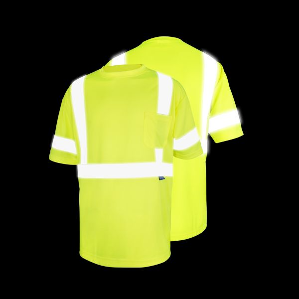Fluorescent Orange Road Safety Products Safety Hi Vis Long Sleeve Shirts