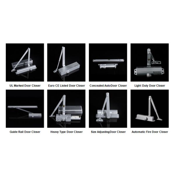 ANSI Grade 1 Back Check Size Adjustable Door Closer Fire Rating for Commercial Doors