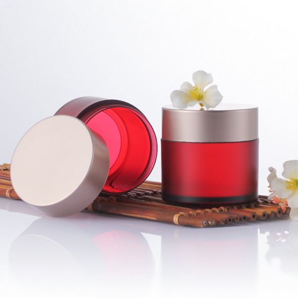 Eco Acrylic Round Cosmetic Cream Jars 1oz 2oz 4oz 16oz