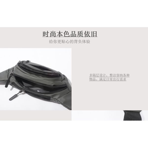 OEM Nylon Waterproof Waist Bag With Silk Screen Printing Logo