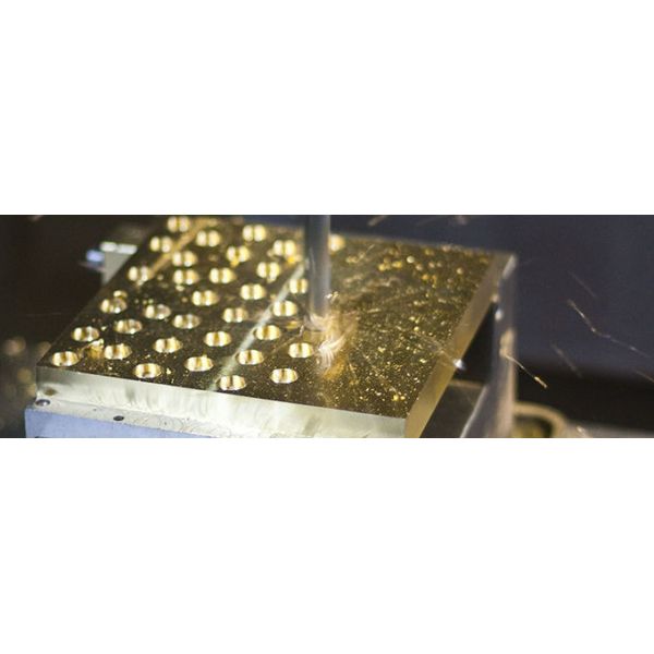 Manganese Bronze Bushing Packaging Machinery Graphite Plugged Bushings Replacement Parts For Plastic Injection Machinery