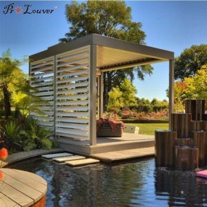 Quality PROLOUVER Cheap Price Aluminum Louvered Roof Pergola Kits Hot Sale for sale