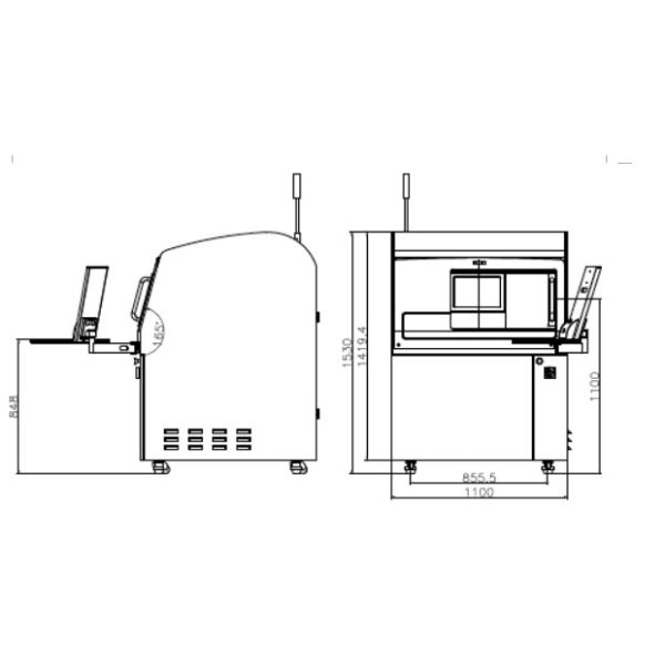 JAGUAR X1800 X-RAY v 90-kV sealed X-Ray source10-micron focal spot size