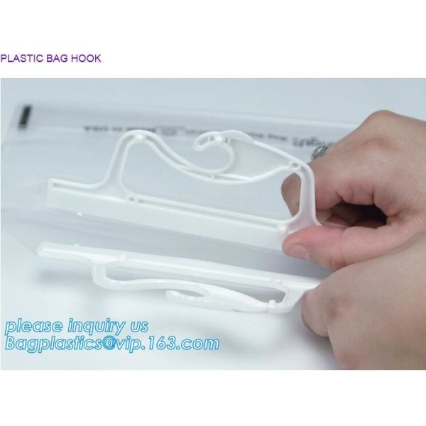 hanger bag with zip lock on the top,Frosted Zip lockk bag EVA PVC hanger bag for clothes, EVA frost drawstring bag, Froste