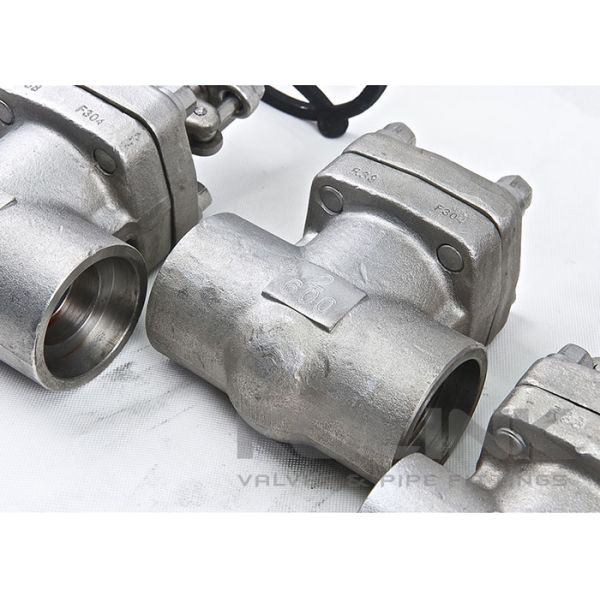 NPT Threaded Forged Steel Check Valve Reduced Port F304 F316