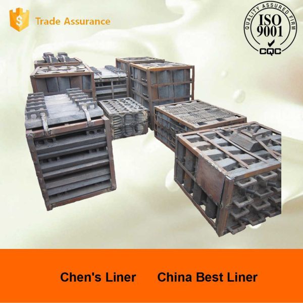 Low Carbon Chrome Molybdenum Ball Mill Liners Alloy Steel Castings For Crushers AK 100J