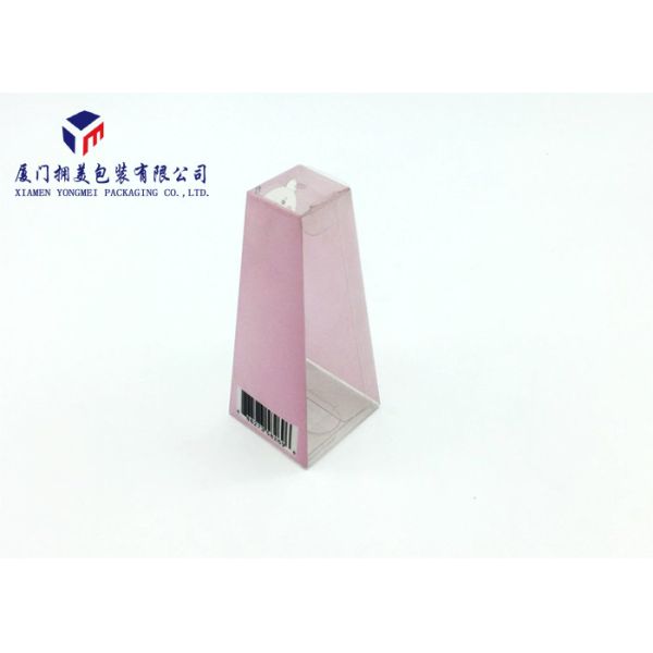 Trapezoid Shape Plastic PET Box Custom Plastic Box Packaging For Bath Fizzers