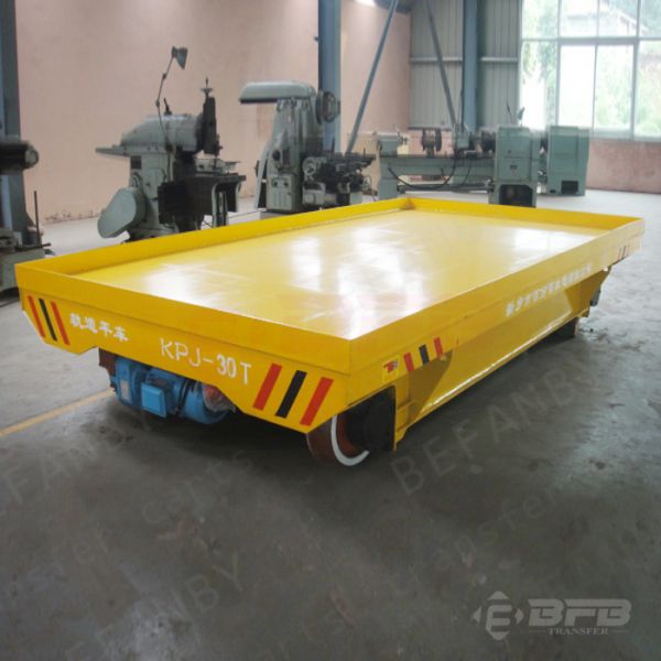 Large Table Coil Transfer Cart Electric Steel For Precise Pipe Industry
