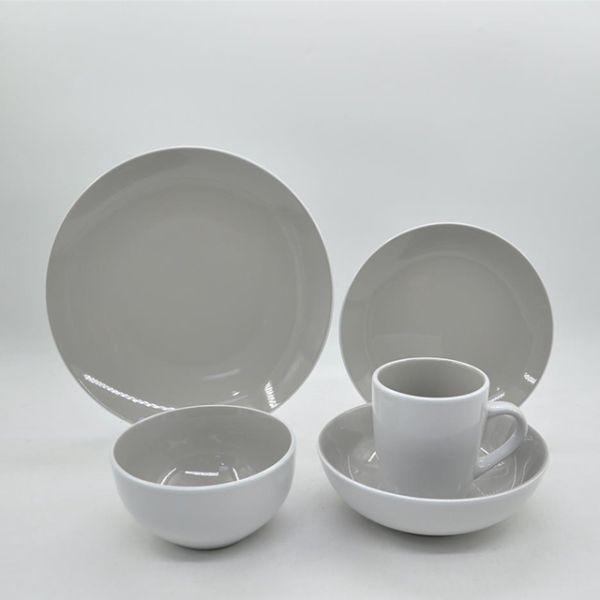 Pink Green Craftsman Ceramic Dinnerware Sets 16 Piece Dinner Set