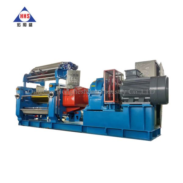 45KW 560x1000mm Xk450/560/610/660 Two Roll Open Mixing Mill Machine With Stock Blender High Efficiency