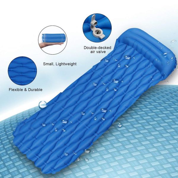 Buildt-in Pillow Camping Air Mattress Camping air Pad Air Sleeping Mattress for a Better Camp(HT1607)