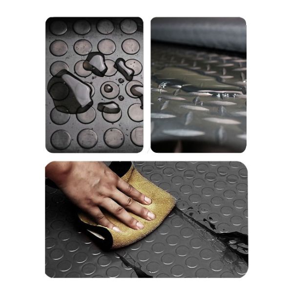 4 MM Thick Stud Coin Rubber Garage Floor Runner Rolls