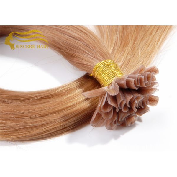 22" Double Drawn Keratin Fusion Hair Extensions U-Tip for sale - Light Brown Fusion U Shape Hair Extensions for sale 55 CM Double Drawn Virgin Human Hair Extensions Flat-Tip for sale - Black Fusion Flat Shape Hair Extension for sale