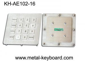 Quality Weatherproof Industrial Metal Keypad in 4 X 4 Matrix 16 Keys with Stainless Steel Material for sale