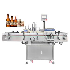 Quality 300ml 500ml 750ml Round Bottle Labeling Machine For Beer Can for sale