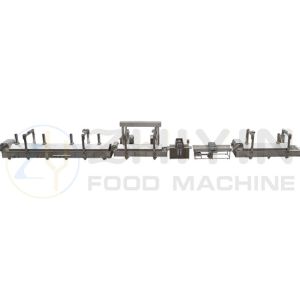 Quality 100kg/H Crisps Making Machine PLC French Fries Making Line for sale