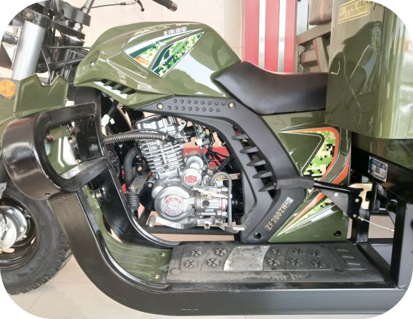 Gasoline 2*1.35m 300cc 3 Wheel Cargo Motorcycle