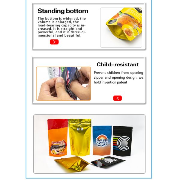 Customized Frozen Food Bag Frozen Food Packaging Pouch Bag