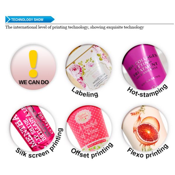 Empty Squeezable Soft Plastic Cosmetic Tubes Food Grade For Toothpaste Body Lotion