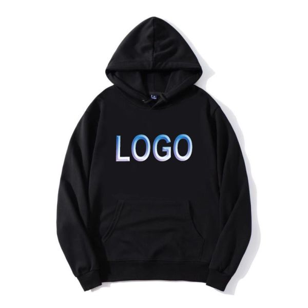 Blank Plain Unisex Polyester Cotton Hoodies Sweatshirts Customized Logo