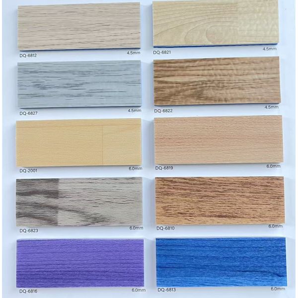 6mm Volleyball PVC Floor Tile Green/Blue/Yellow/ Red/ Gray Fitness Outdoor Indoor PVC Flooring