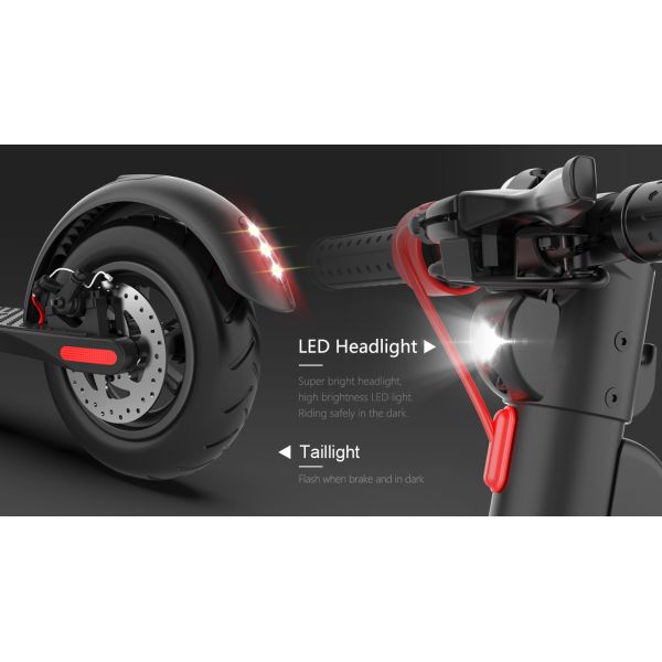 EU/US Warehouse Delivery 350W X8 Folding E-Scooter 10inch 10Ah Electric Scooters for Bluetooth Connectivity