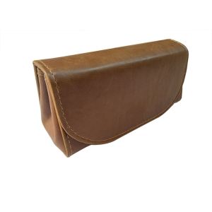 Quality High-end Leather Portable Sunglasses Case / Spectacle Pouch for sale