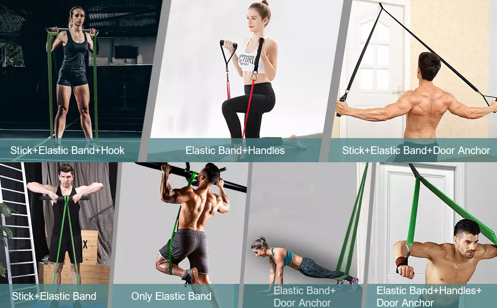 Yoga Pilates Bar Kit Triathlon Race Gear For Whole Body Workout