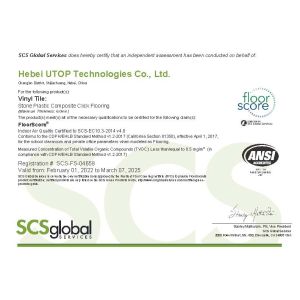 HEBEI UTOP TECHNOLOGIES CO., LTD. Certifications