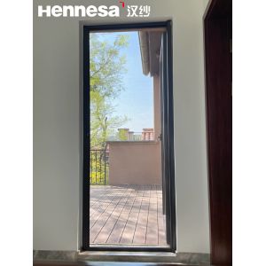 Quality Aluminum Alloy Fly Screen Door Retractable Fly Screen Door Indoor Outdoor Mosquito Net for sale