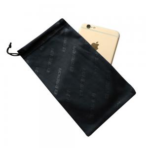 China Rectangle 220gsm Microfiber Phone Pouch Anti Radiation For Mobile Phone Protection on sale